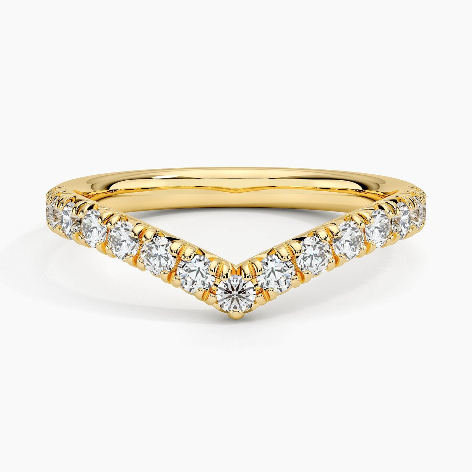 Rose gold diamond engagement ring with surprise diamond details