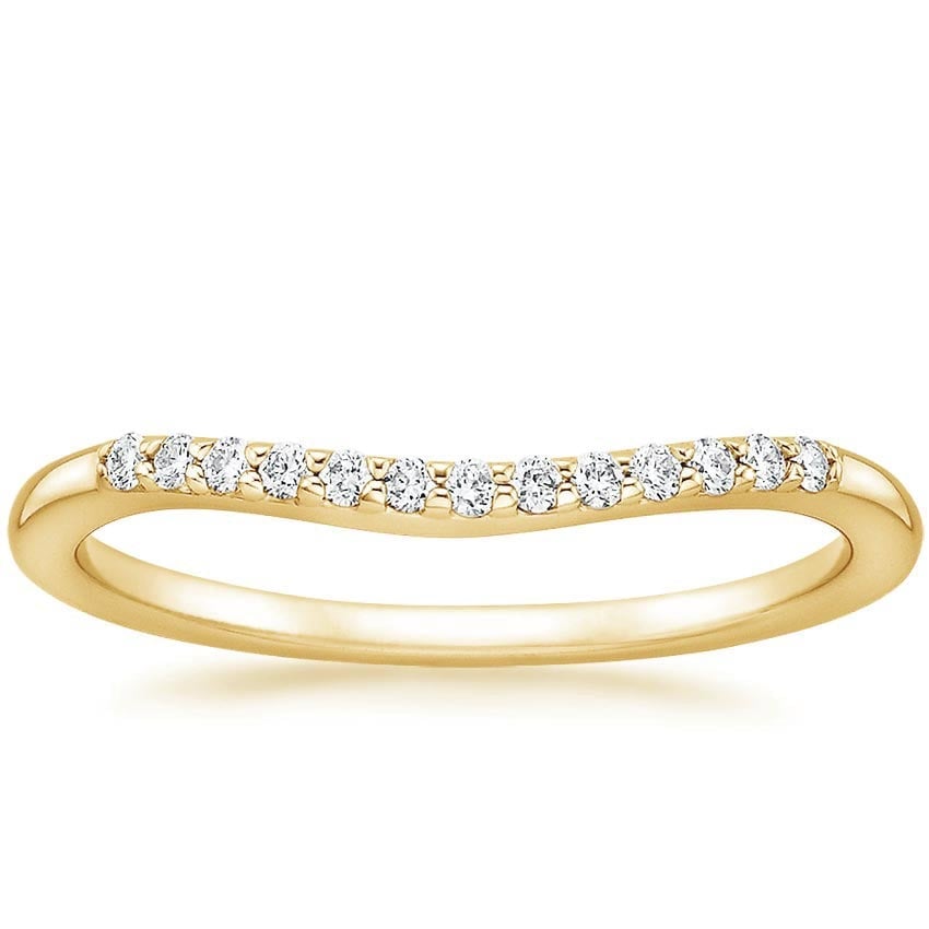 Rose gold diamond engagement ring with surprise diamond details