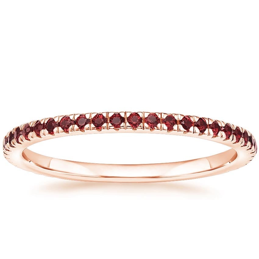 Rose gold diamond engagement ring with surprise diamond details