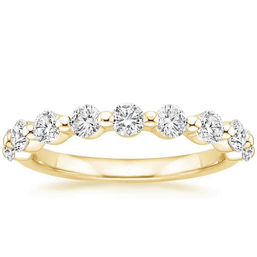 Rose gold diamond engagement ring with surprise diamond details