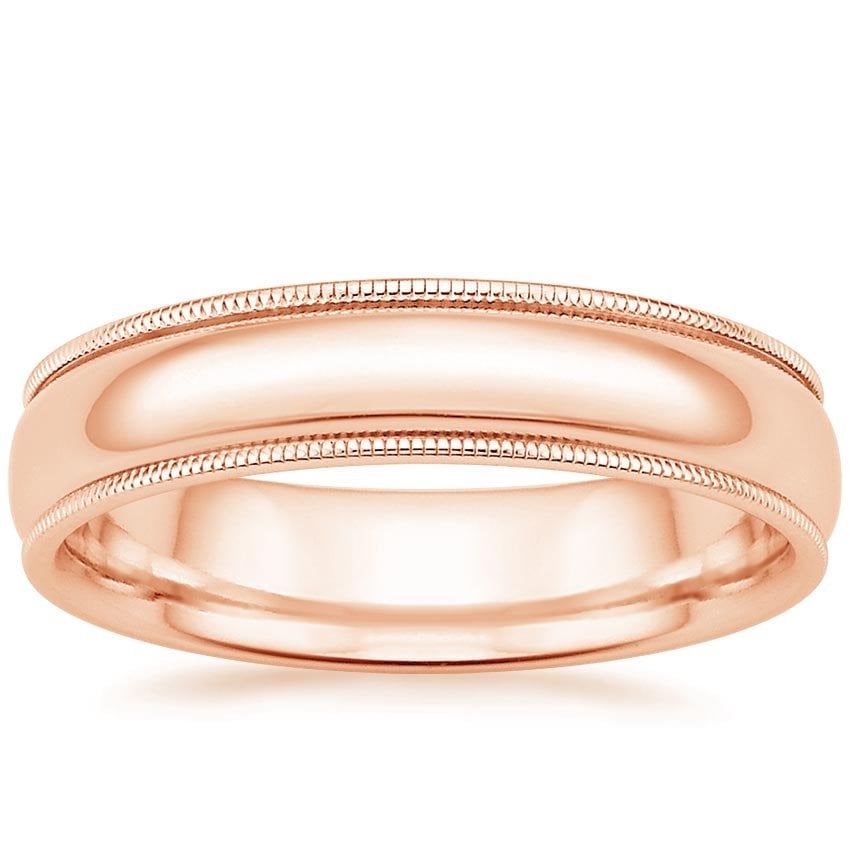 Rose gold diamond engagement ring with surprise diamond details
