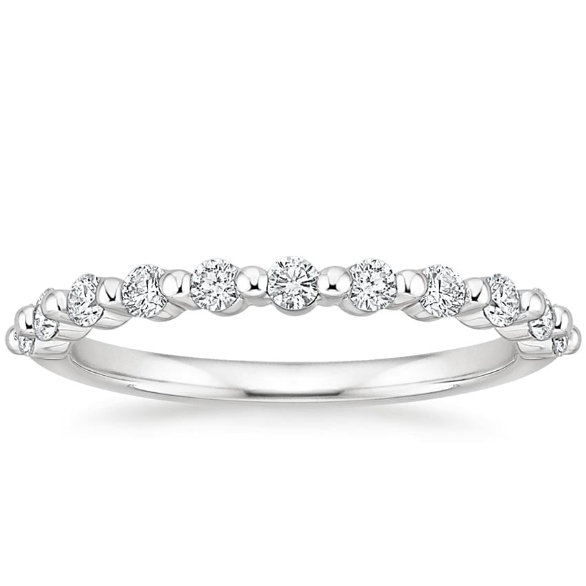 Rose gold diamond engagement ring with surprise diamond details