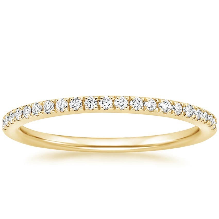 Rose gold diamond engagement ring with surprise diamond details