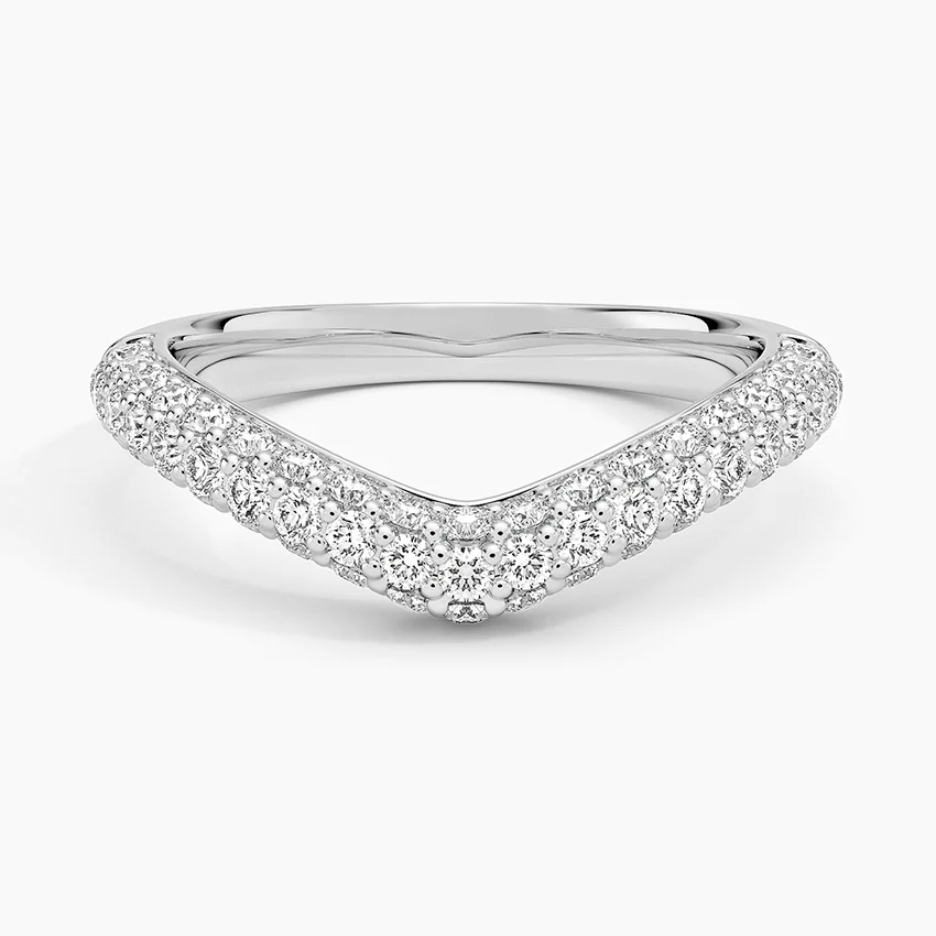 Rose gold diamond engagement ring with surprise diamond details