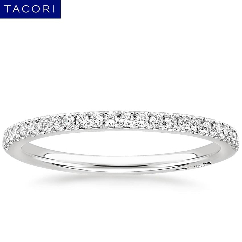 Rose gold diamond engagement ring with surprise diamond details