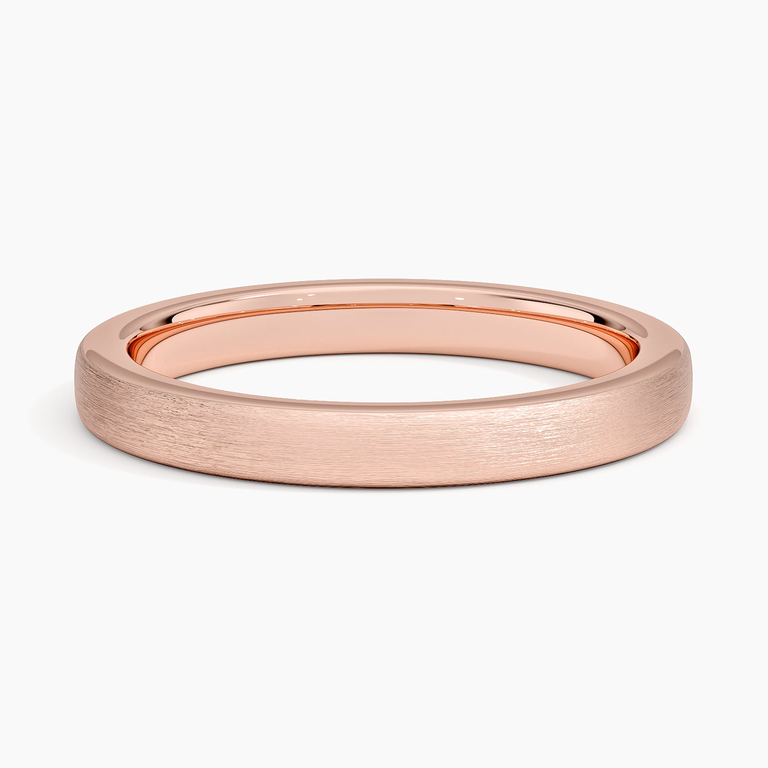 Rose gold diamond engagement ring with surprise diamond details