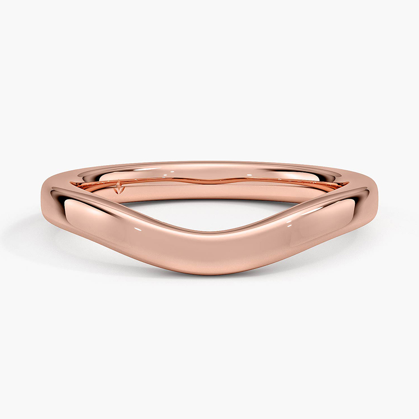 Rose gold diamond engagement ring with surprise diamond details
