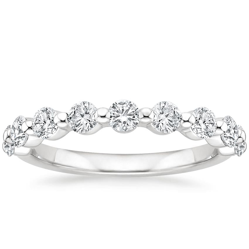 Rose gold diamond engagement ring with surprise diamond details