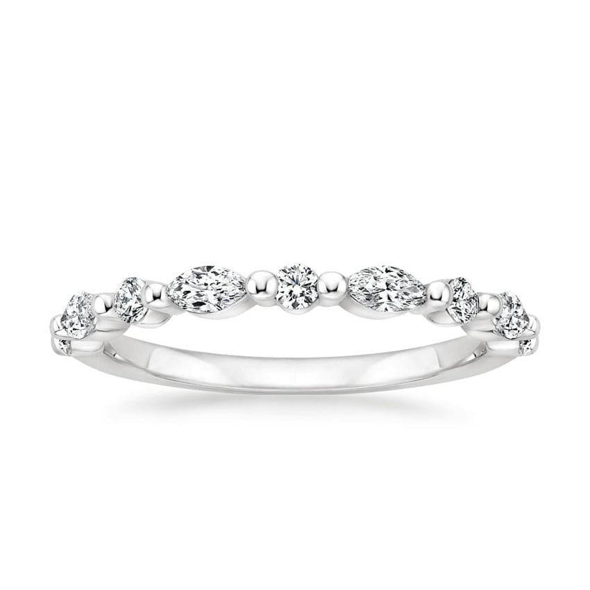 Rose gold diamond engagement ring with surprise diamond details