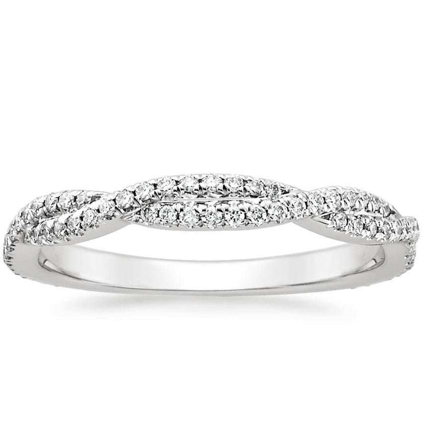 Rose gold diamond engagement ring with surprise diamond details
