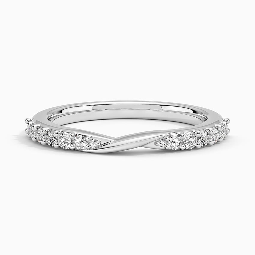 Rose gold diamond engagement ring with surprise diamond details