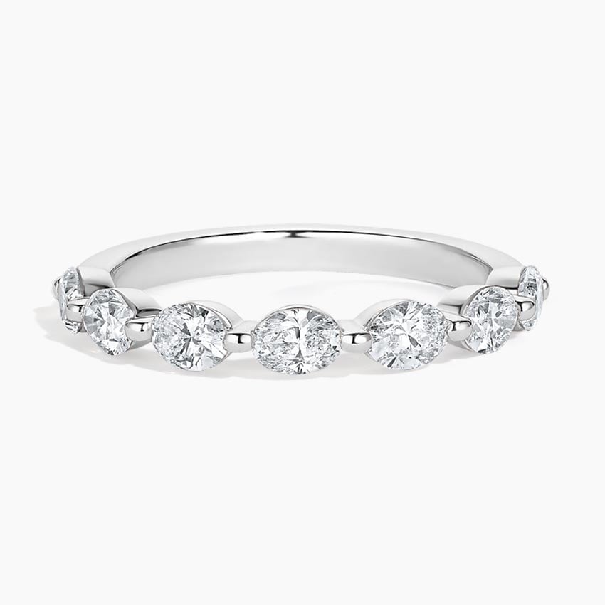 Rose gold diamond engagement ring with surprise diamond details