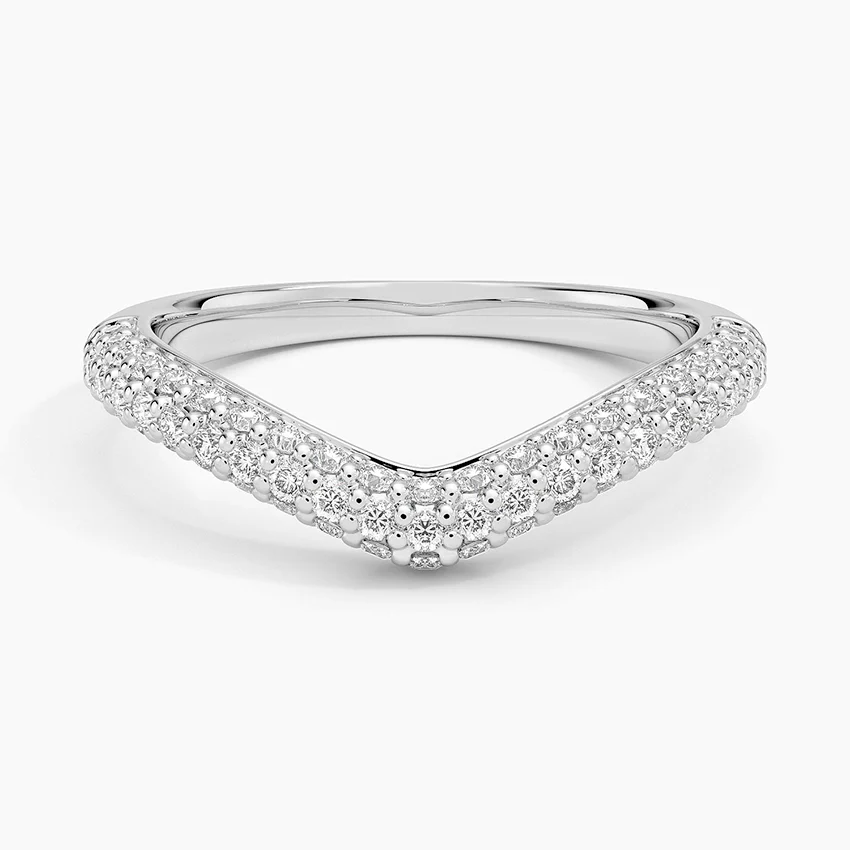 Rose gold diamond engagement ring with surprise diamond details