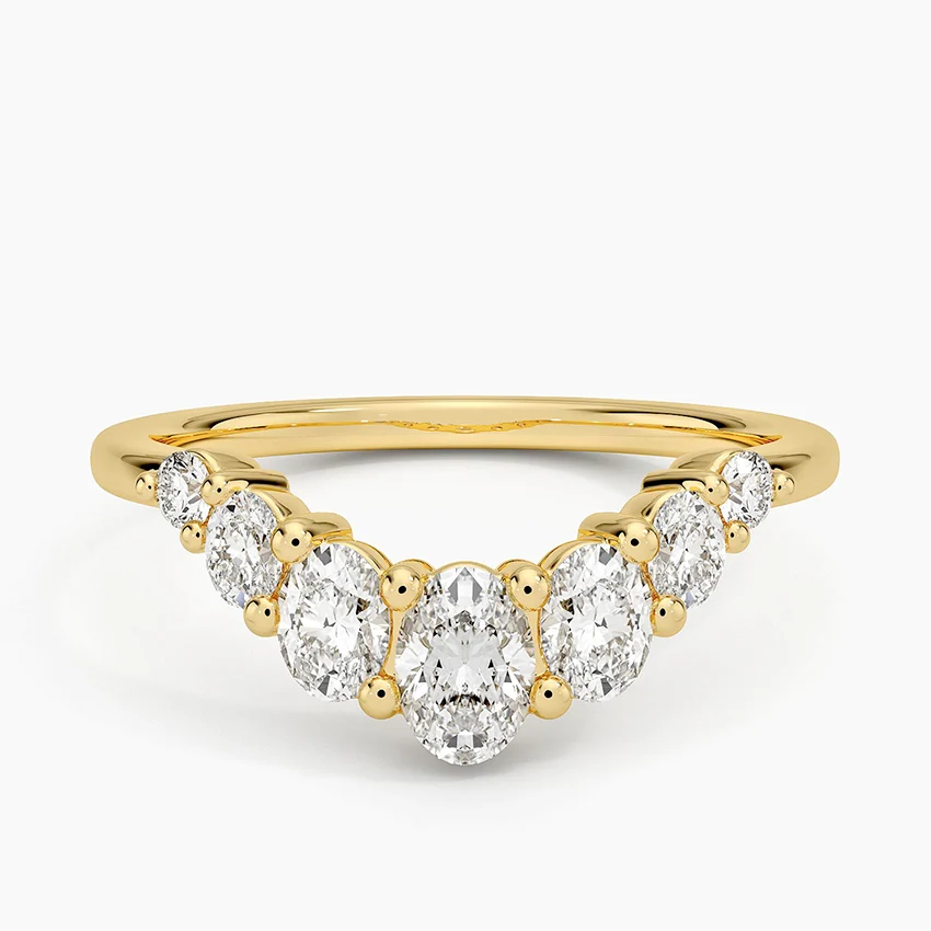Rose gold diamond engagement ring with surprise diamond details