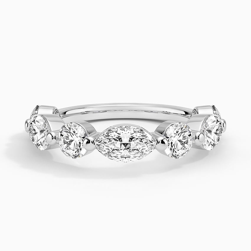 Rose gold diamond engagement ring with surprise diamond details