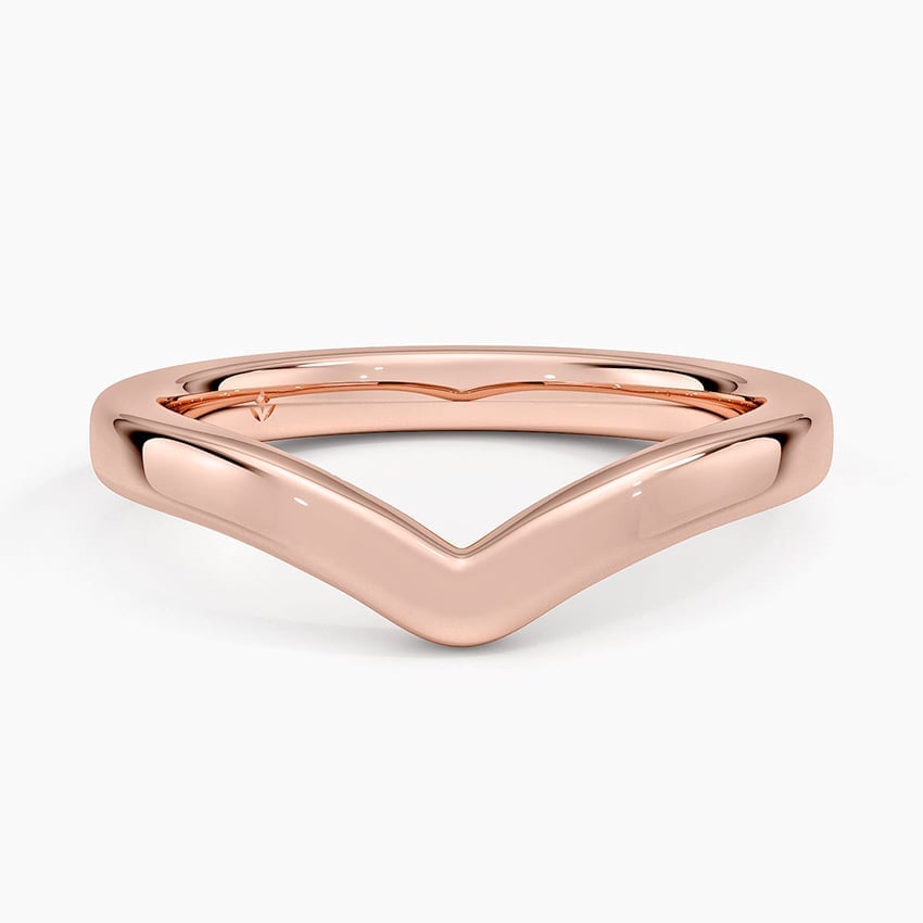 Rose gold diamond engagement ring with surprise diamond details