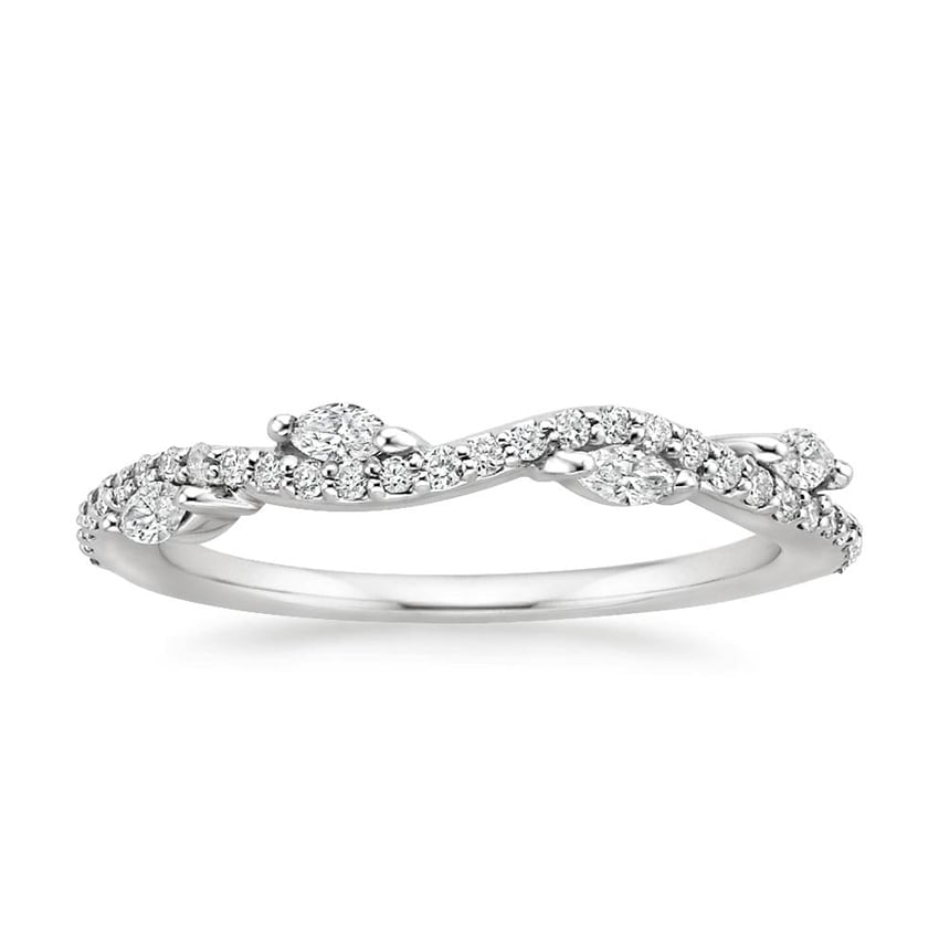 Rose gold diamond engagement ring with surprise diamond details