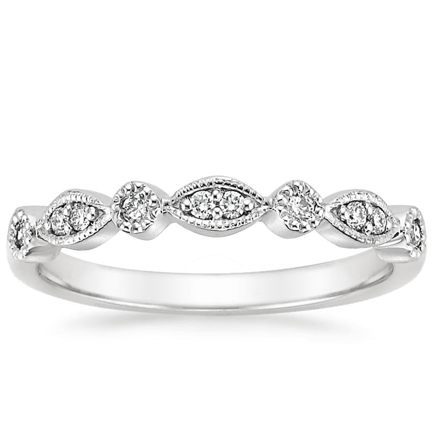 Rose gold diamond engagement ring with surprise diamond details
