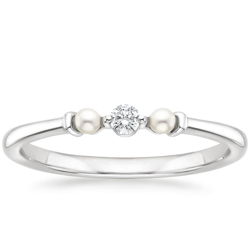 Rose gold diamond engagement ring with surprise diamond details