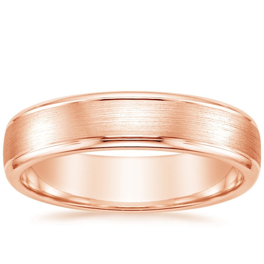 Rose gold diamond engagement ring with surprise diamond details