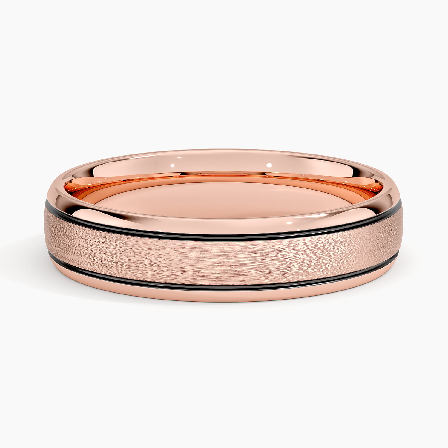 Rose gold diamond engagement ring with surprise diamond details