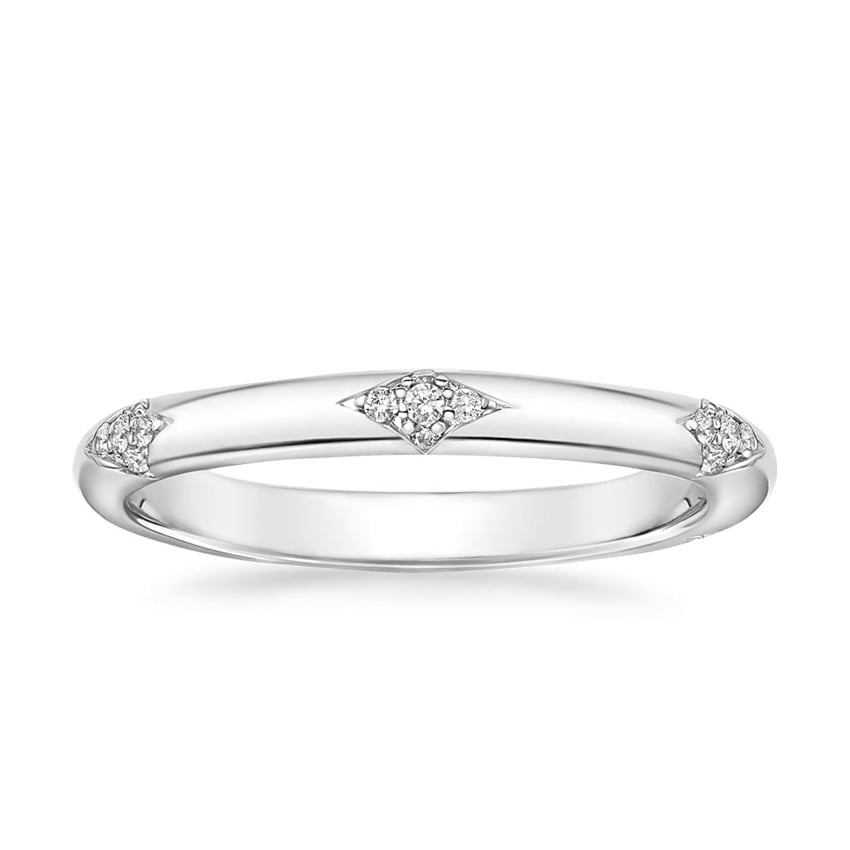 Rose gold diamond engagement ring with surprise diamond details