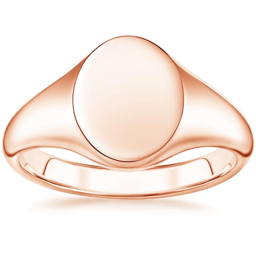 Rose gold diamond engagement ring with surprise diamond details