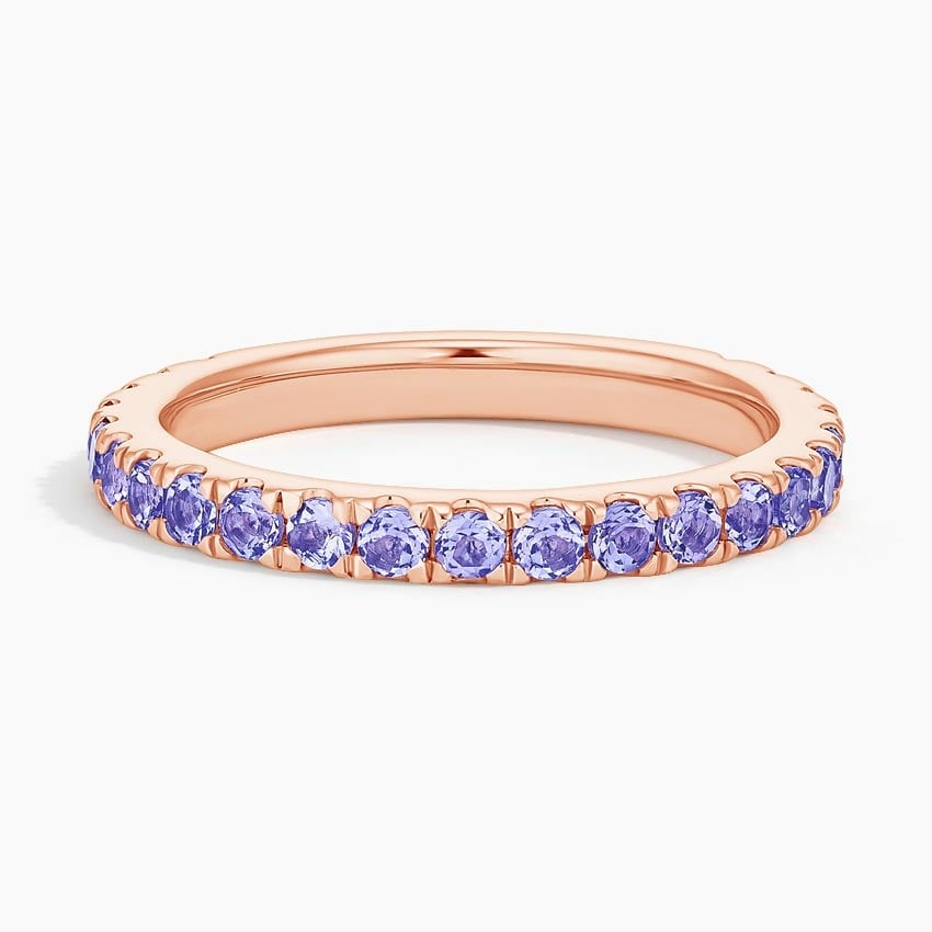 Rose gold diamond engagement ring with surprise diamond details