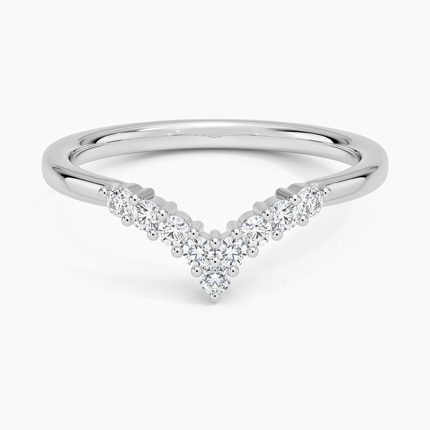 Rose gold diamond engagement ring with surprise diamond details