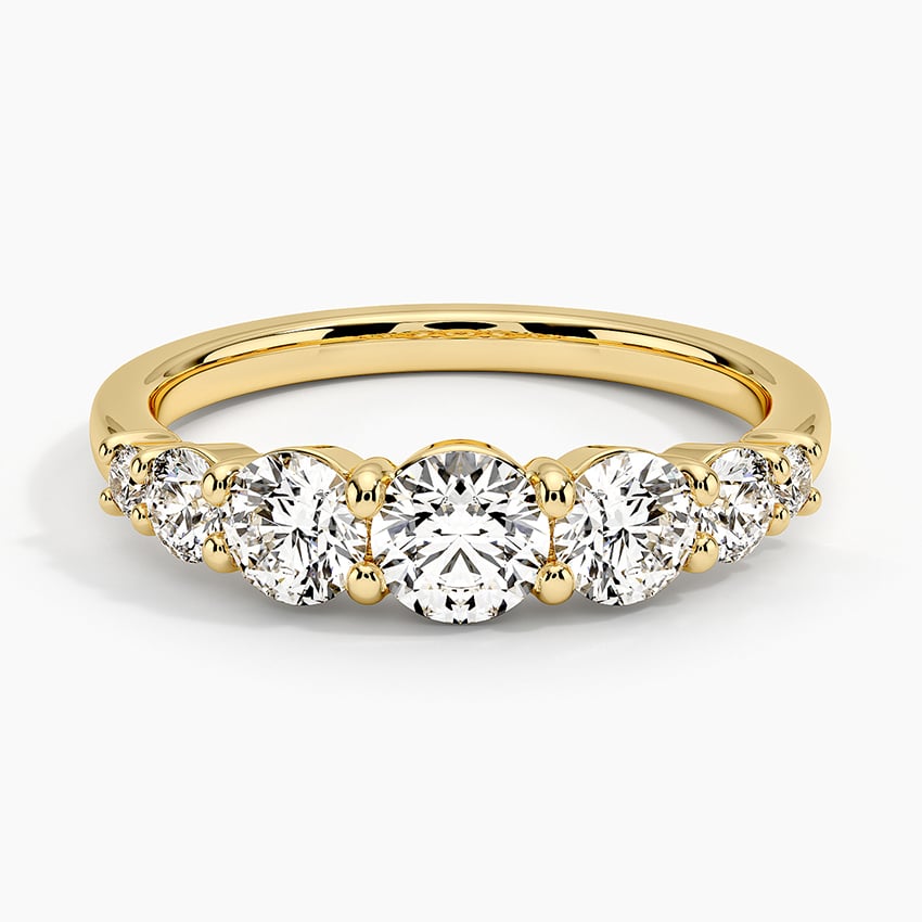 Rose gold diamond engagement ring with surprise diamond details
