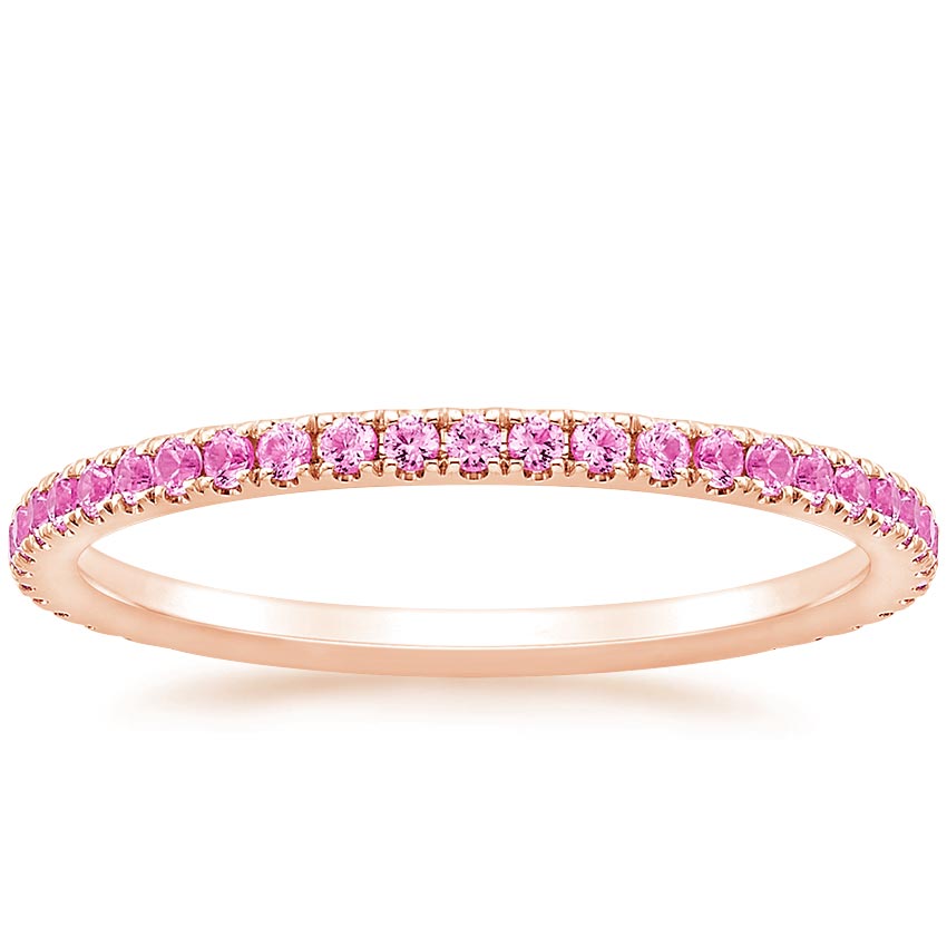 Rose gold diamond engagement ring with surprise diamond details