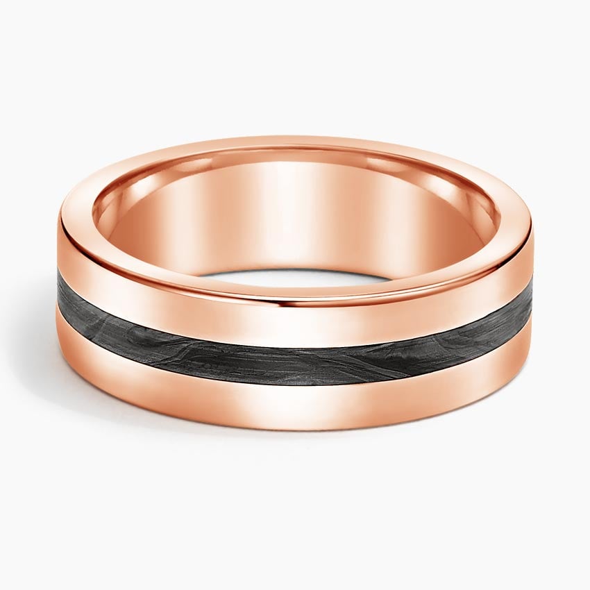 Rose gold diamond engagement ring with surprise diamond details