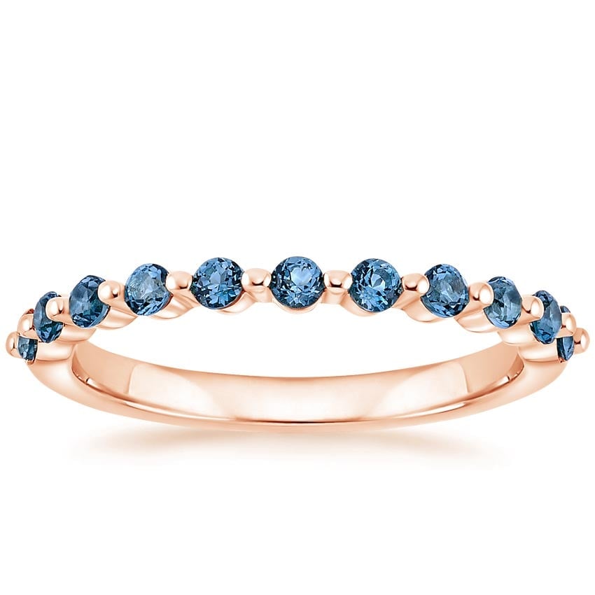 Rose gold diamond engagement ring with surprise diamond details