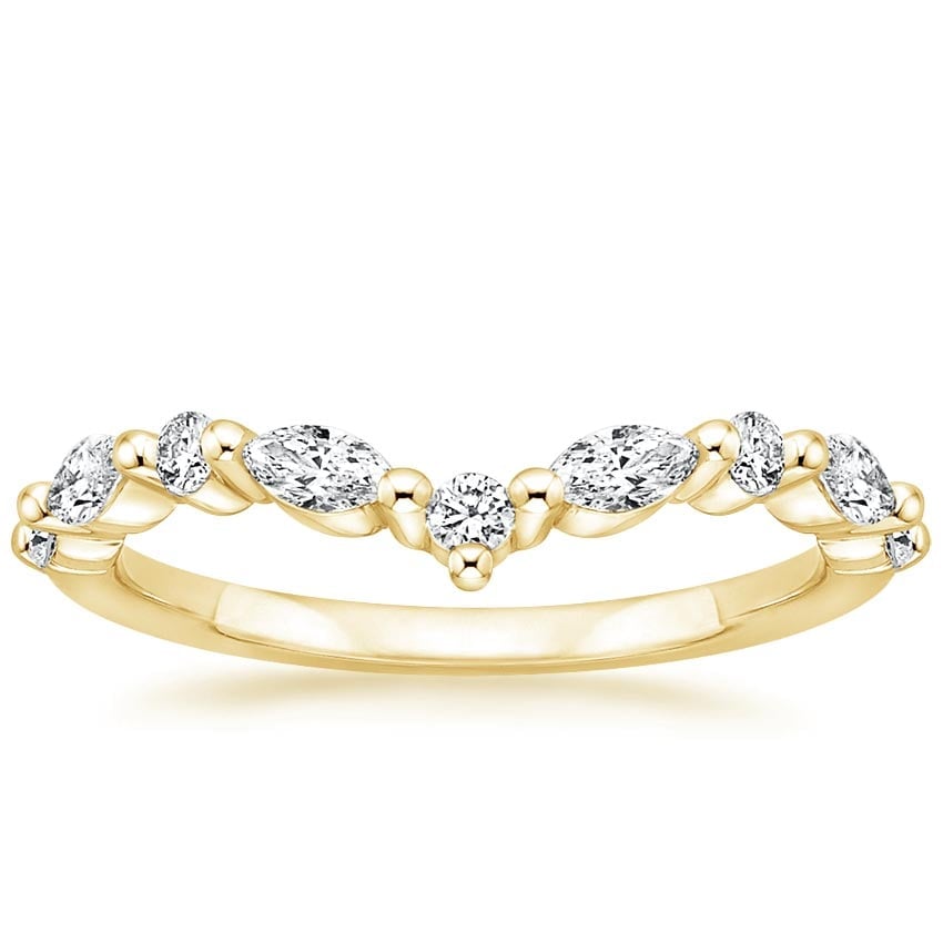 Rose gold diamond engagement ring with surprise diamond details