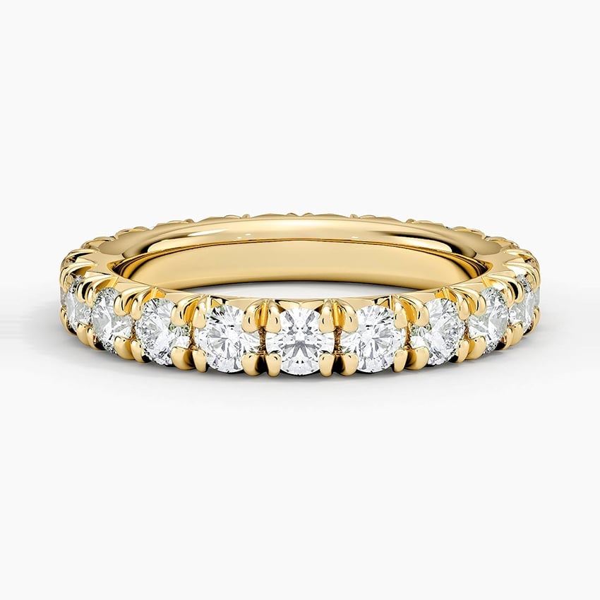 Rose gold diamond engagement ring with surprise diamond details
