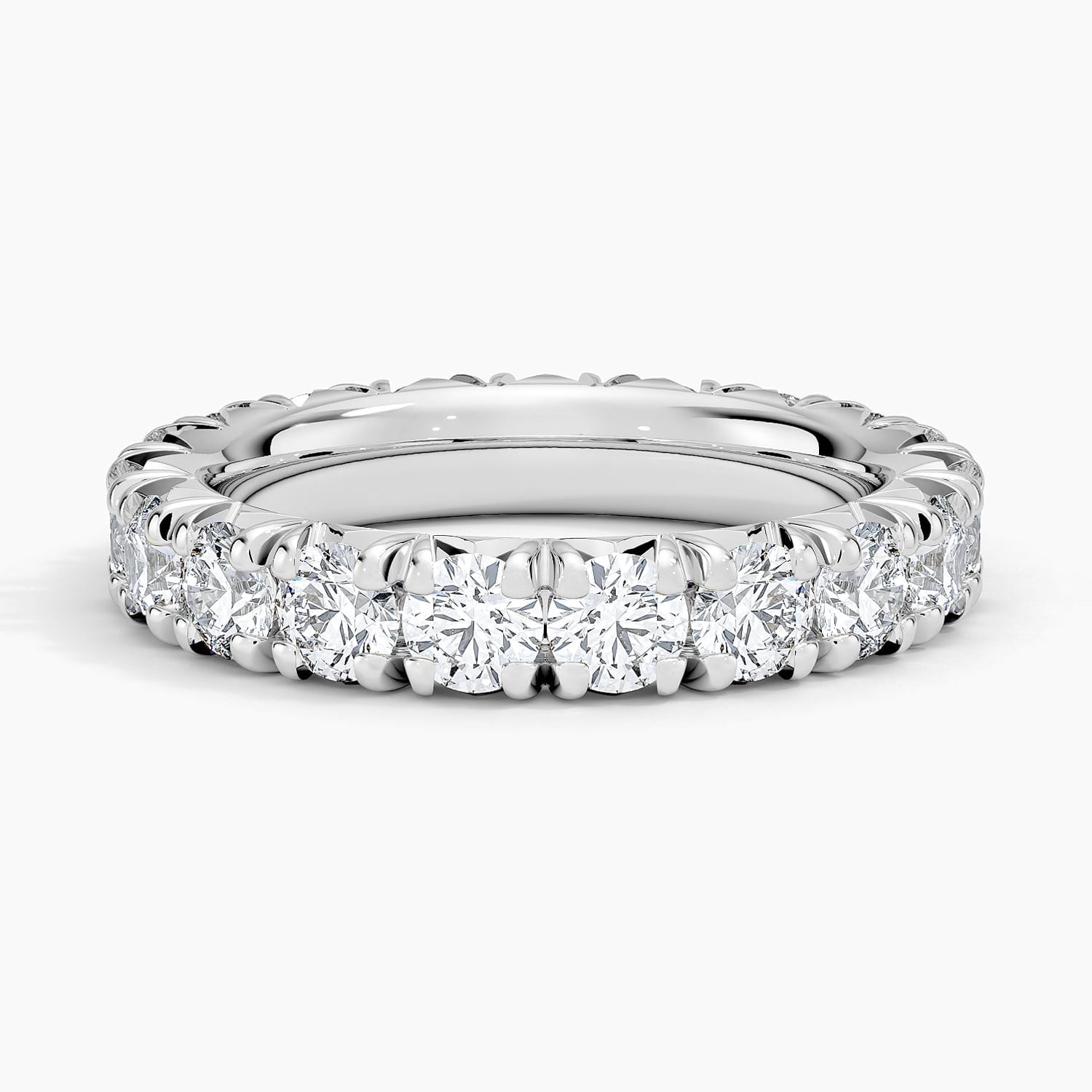 Rose gold diamond engagement ring with surprise diamond details