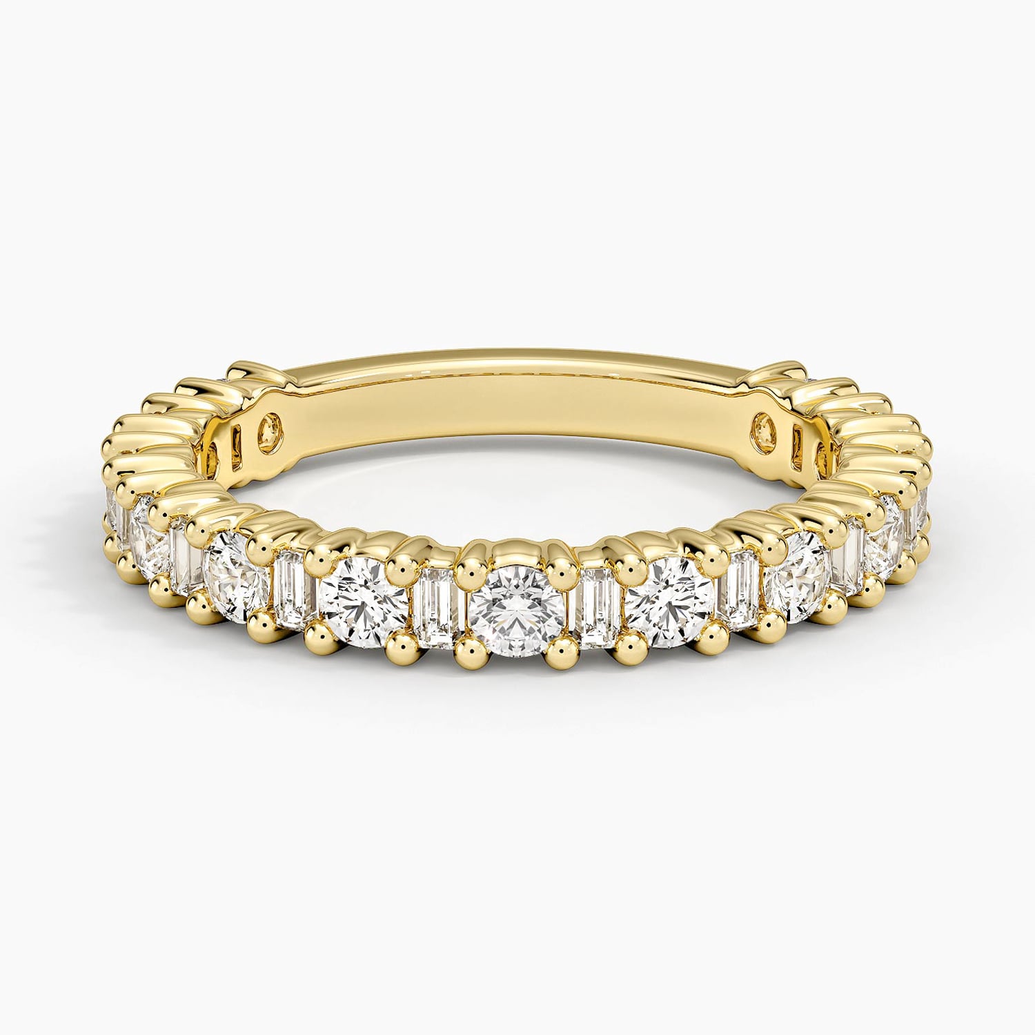 Rose gold diamond engagement ring with surprise diamond details