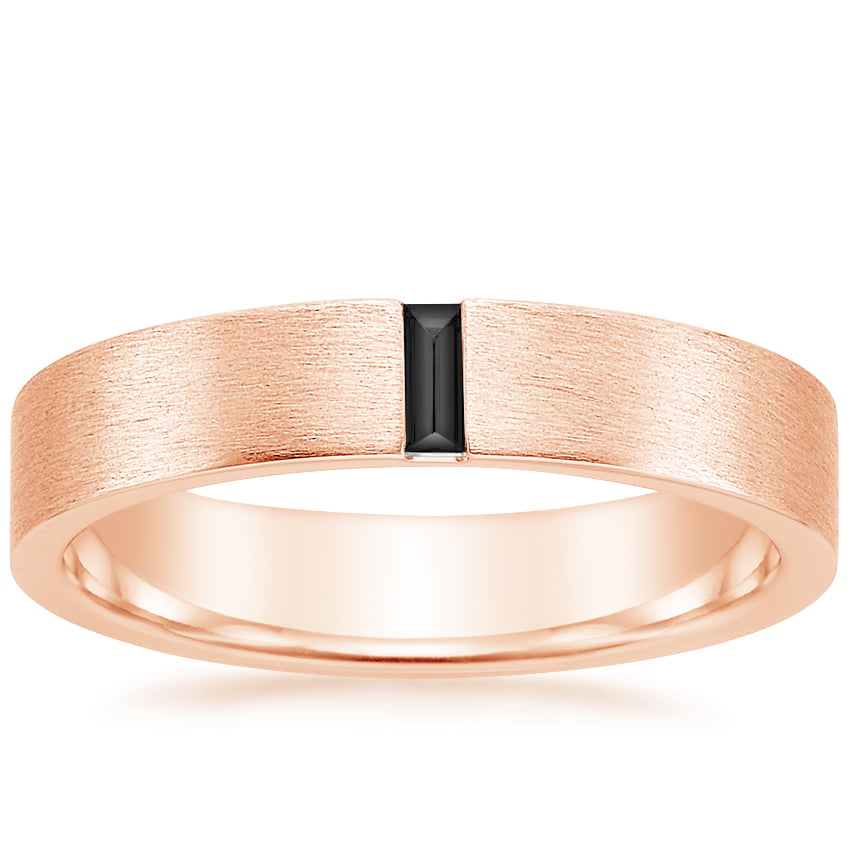 Rose gold diamond engagement ring with surprise diamond details