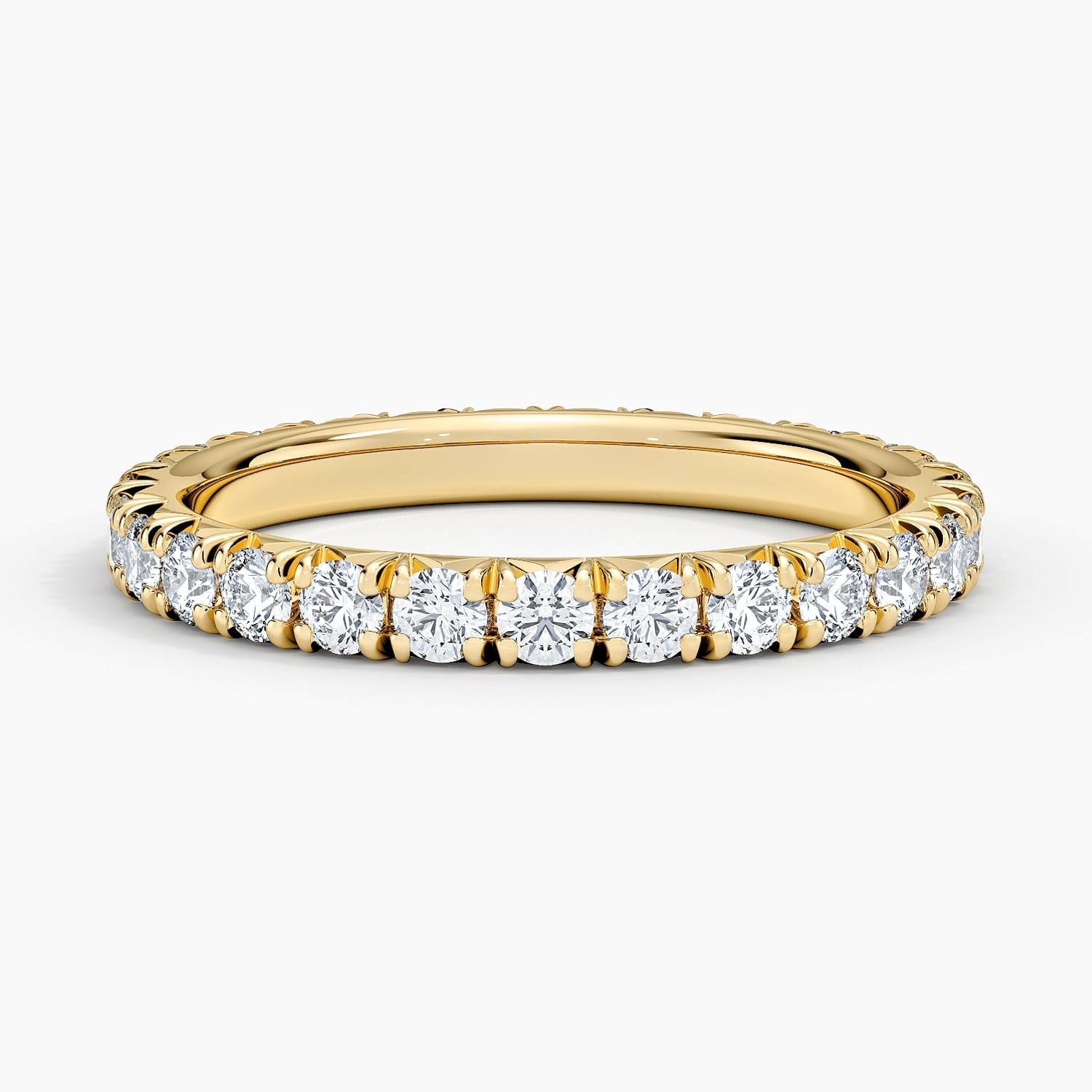 Rose gold diamond engagement ring with surprise diamond details