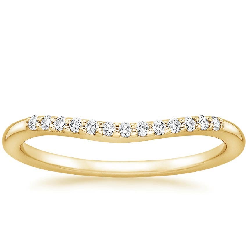 Rose gold diamond engagement ring with surprise diamond details