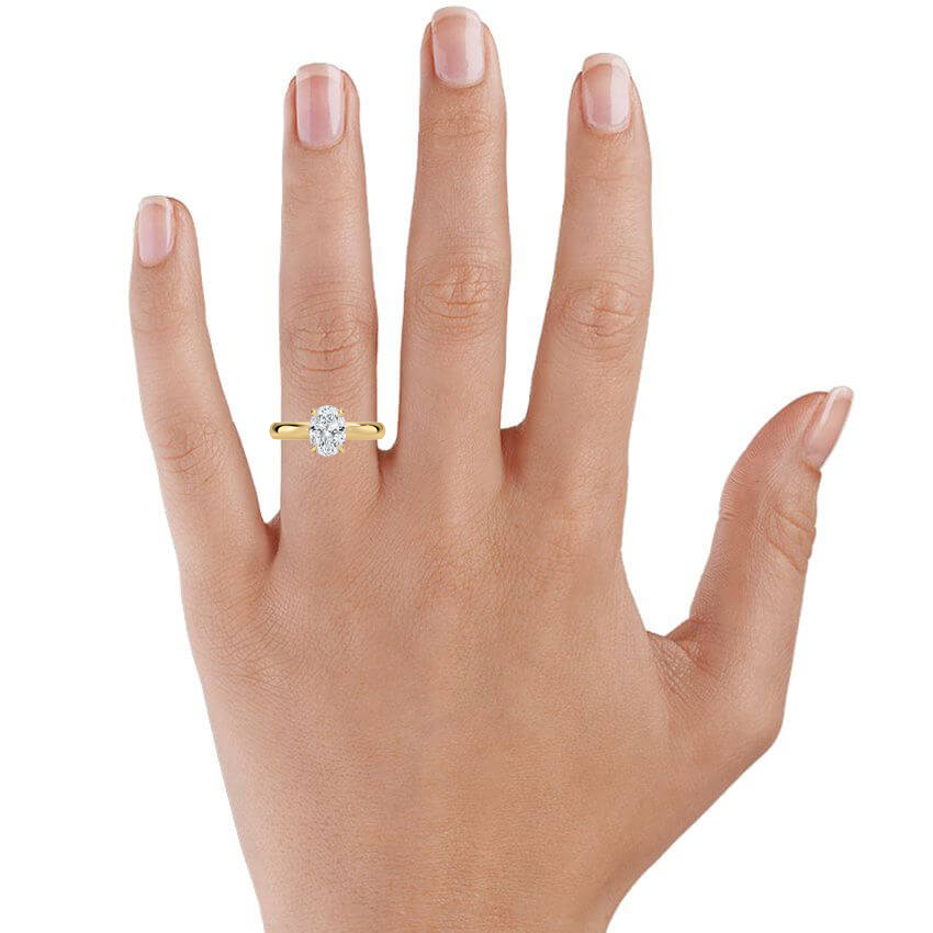 Audrey Perfect Fit 3mm Solitaire Ring — view 2