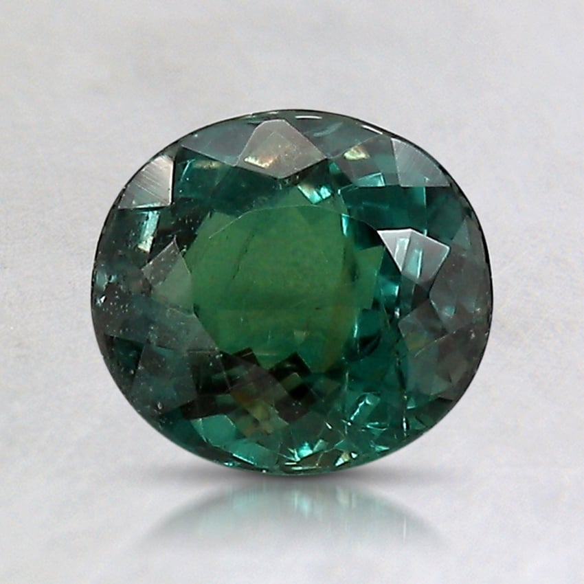 7x6.4mm Unheated Color Change Oval Brazilian Alexandrite
