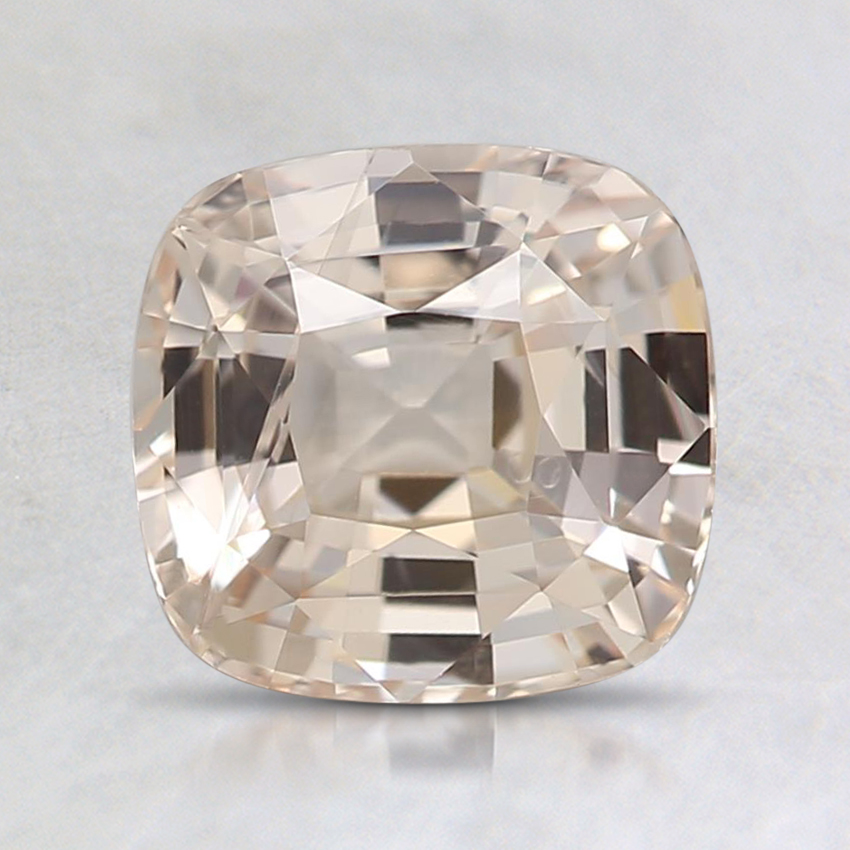 7x6.7mm Unheated Peach Cushion Sapphire