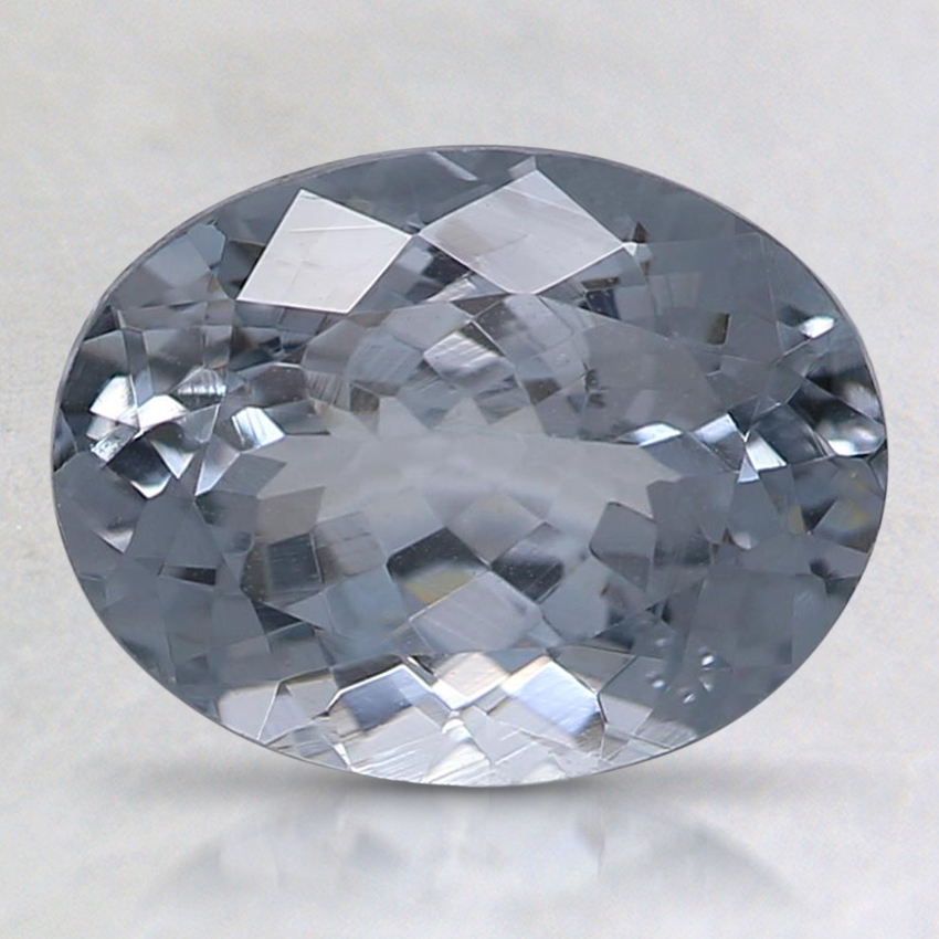 9x6.9mm Gray Oval Spinel