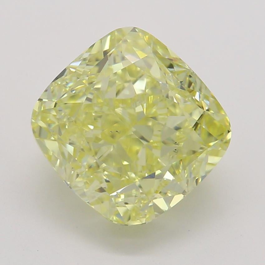 2.0 Ct. Fancy Intense Yellow Cushion Diamond
