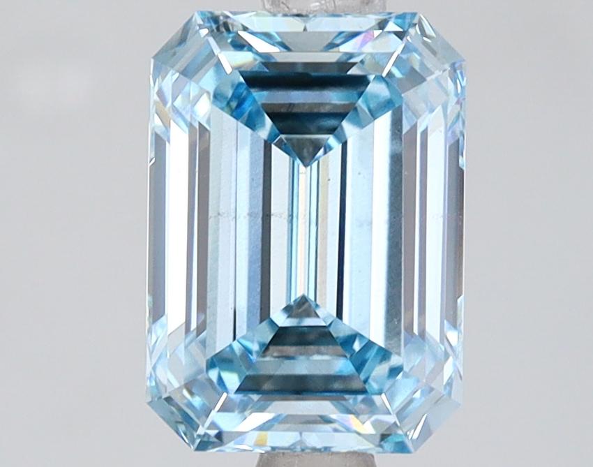 2.02 Ct. Fancy Intense Blue Emerald Lab Grown Diamond