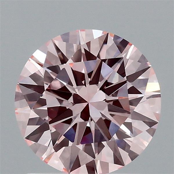 1.29 Ct. Fancy Intense Pink Round Lab Grown Diamond