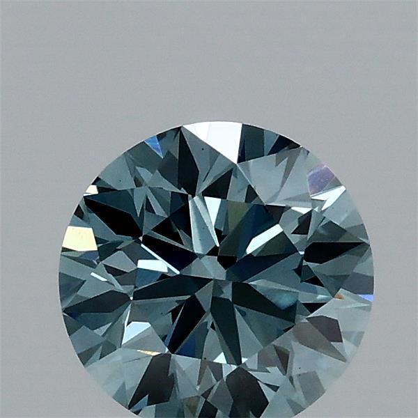 1.00 Ct. Fancy Vivid Blue Round Lab Grown Diamond