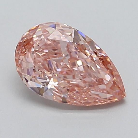 1.38 Ct. Fancy Vivid  Pink Pear Lab Grown Diamond