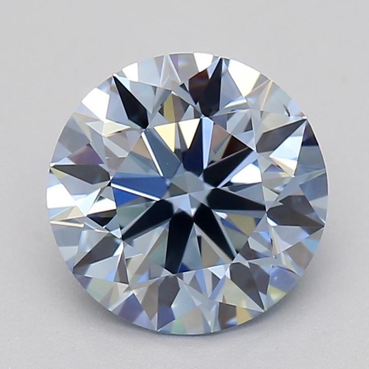 1.03 Ct. Fancy Vivid  Blue Round Lab Grown Diamond